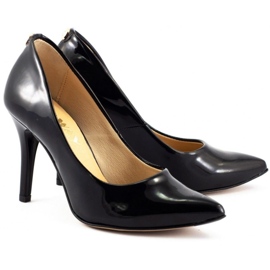 Saway Tacones de mujer 2333 barniz negro 2