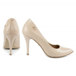 Saway Tacones altos de mujer 2333 cappuccino beige 5