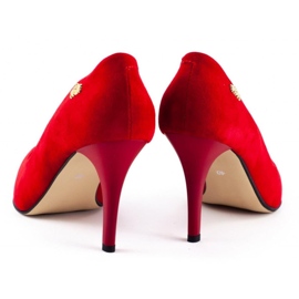 Saway Stilettos para mujer 2333 ante rojo 4