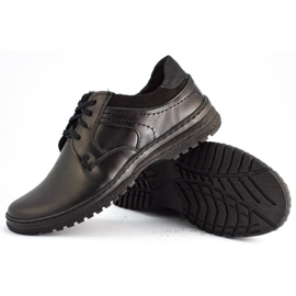 KOMODO Botas de invierno para hombre 835F negro 3