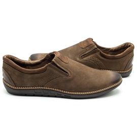 Joker Zapatos de hombre, mocasines de piel 937 oliva marrón 5