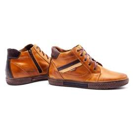 Polbut Zapatos de invierno para hombre J47F rojo naranja 4