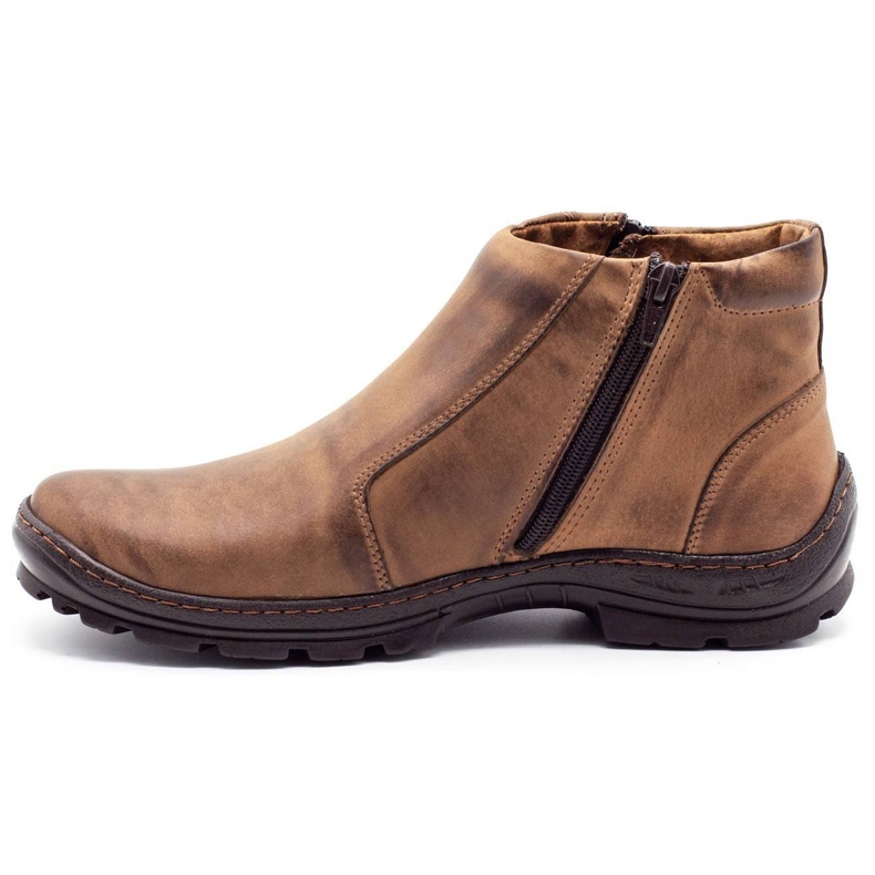 Mario Pala Botas de invierno de hombre marrón 300MP 1