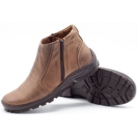 Mario Pala Botas de invierno de hombre marrón 300MP 3