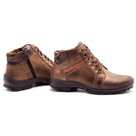 Mario Pala Zapatos de invierno para hombre 311MP marrón 4