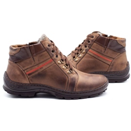 Mario Pala Zapatos de invierno para hombre 311MP marrón 5