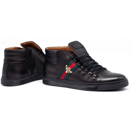 KENT 304V Zapatos casuales de hombre negro 4