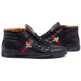 KENT 304V Zapatos casuales de hombre negro 5