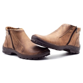 Mario Pala Botas de invierno de hombre marrón 300MP 6