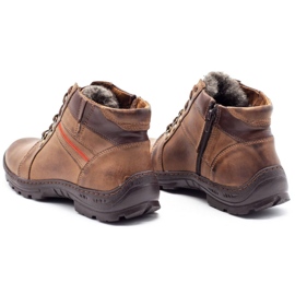 Mario Pala Zapatos de invierno para hombre 311MP marrón 7