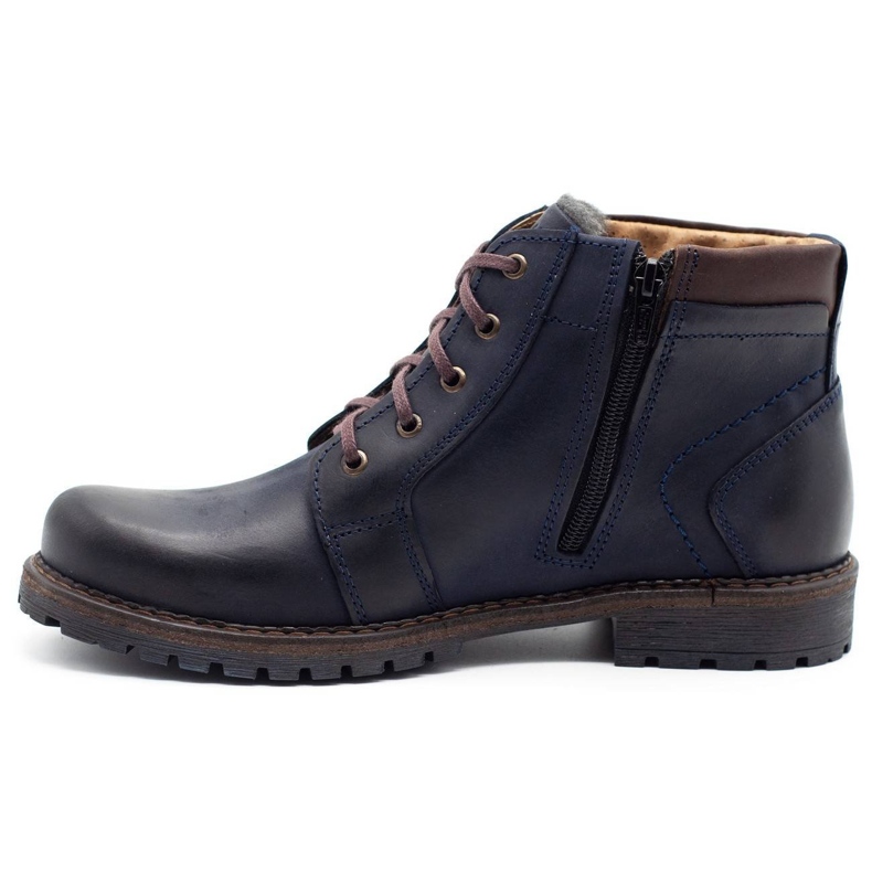 Polbut Botas de nieve para hombre J34S azul marino 1 Polbut Botas de nieve para hombre J34S azul marino 1