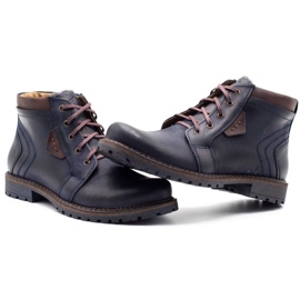 Polbut Botas de nieve para hombre J34S azul marino 6