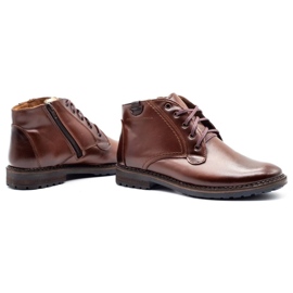 Mario Pala Botas de invierno para hombre 911MP marrones marrón 4