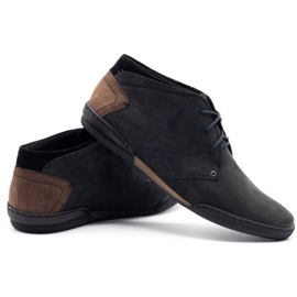 Polbut Zapatos de hombre negros con aislamiento ante C37F 4