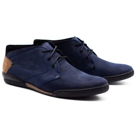 Polbut Zapatos de hombre con aislamiento C37F ante azul marino 2