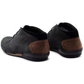 Polbut Zapatos de hombre negros con aislamiento ante C37F 7