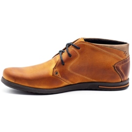 Polbut Zapatos con aislamiento para hombre C37F rojo naranja 1