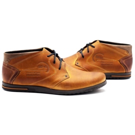 Polbut Zapatos con aislamiento para hombre C37F rojo naranja 5