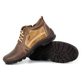 Joker 592 zapatos de invierno de hombre marrón 4