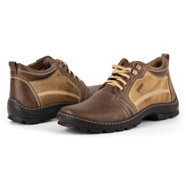 Joker 592 zapatos de invierno de hombre marrón 6