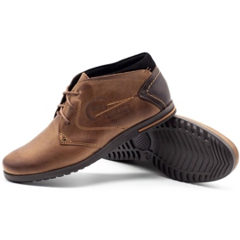 Polbut Zapatos de hombre marrones con aislamiento C37F marrón 3