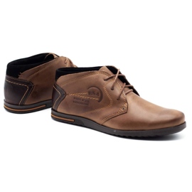 Polbut Zapatos de hombre marrones con aislamiento C37F marrón 4