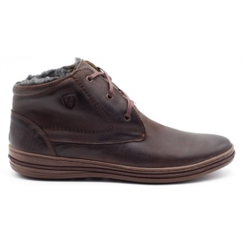 Polbut 339 botas de invierno para hombre, marrón oscuro 1