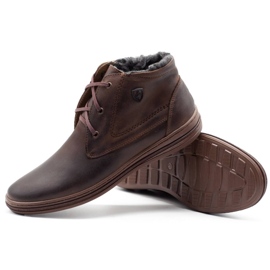 Polbut 339 botas de invierno para hombre, marrón oscuro 4