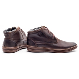 Polbut 339 botas de invierno para hombre, marrón oscuro 5