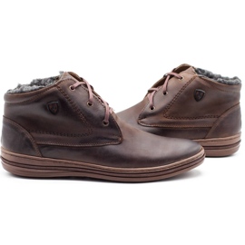 Polbut 339 botas de invierno para hombre, marrón oscuro 6