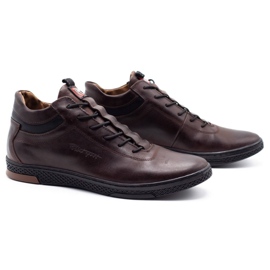Polbut Zapatos de invierno para hombre K26F marrón oscuro 2