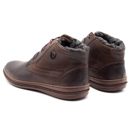 Polbut 339 botas de invierno para hombre, marrón oscuro 8