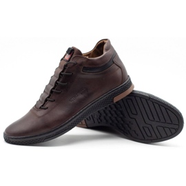 Polbut Zapatos de invierno para hombre K26F marrón oscuro 3