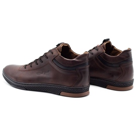 Polbut Zapatos de invierno para hombre K26F marrón oscuro 6