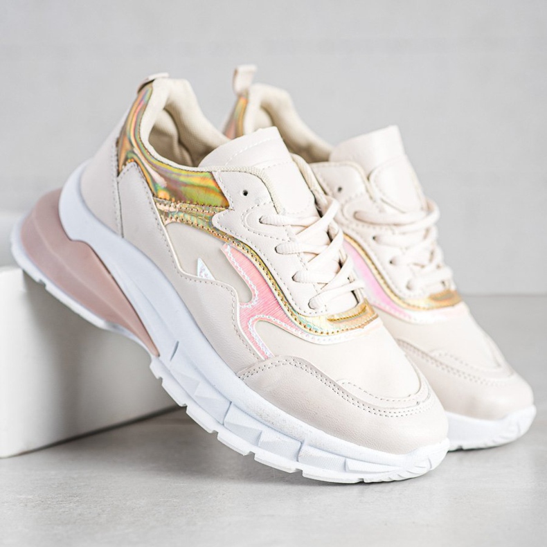 Sweet Shoes Zapatillas beige con estilo 2