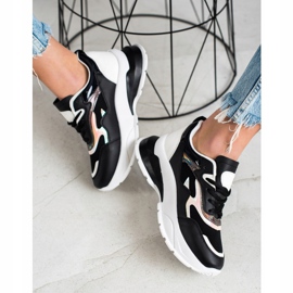 Sweet Shoes Zapatillas negras con estilo negro 1