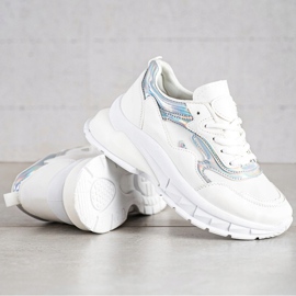 Sweet Shoes Zapatillas blancas con estilo blanco 2