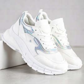 Sweet Shoes Zapatillas blancas con estilo blanco 3