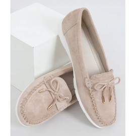 Mocasines de mujer beige RQ-2 Beige 1