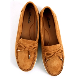 BM Mocasines Camel RQ-2 Camel de mujer marrón 2