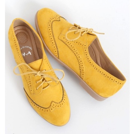 Mocasines H110 Mostaza con cordones amarillo 1 Mocasines H110 Mostaza con cordones amarillo 1