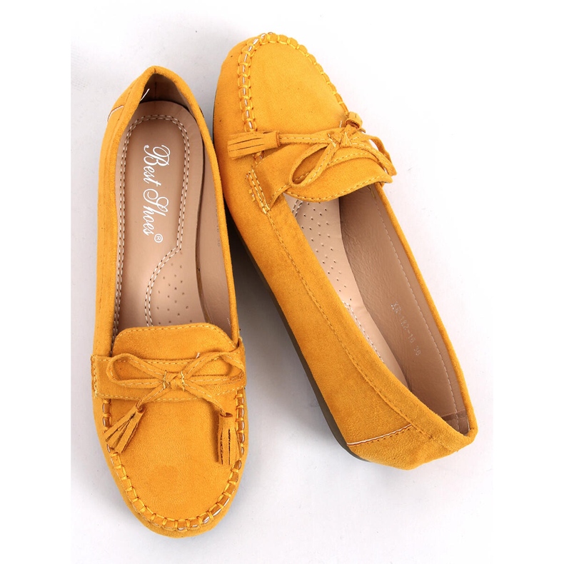 BM Mocasines mujer miel XR-1R2 Amarillo 2