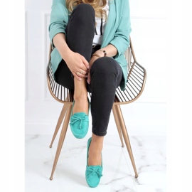 Mocasines de mujer verde XR-1R2 Verde 3