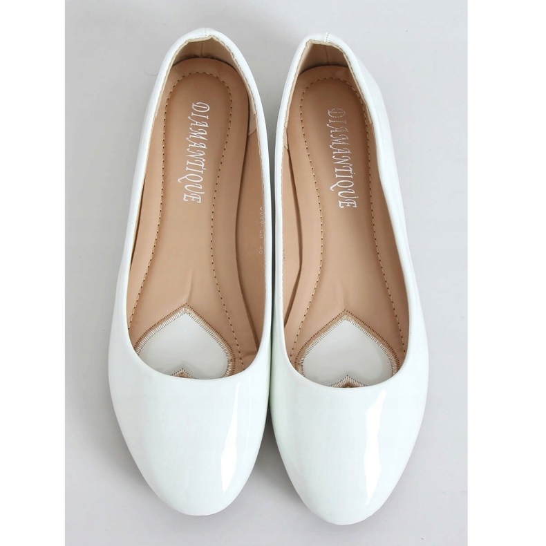 Bailarinas lacadas en blanco 9988-60 Blanco 1