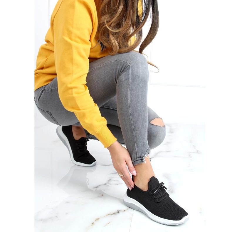 Negro 2019-3 Zapatillas deportivas negras 2