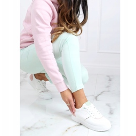 Zapatillas deportivas de mujer blancas BL218P Rosa blanco 3