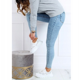 Zapatillas deportivas blancas B0-560 Blanco 3