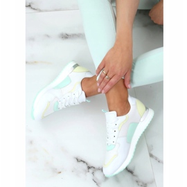 Deportivo multicolor C915 BLANCO / AMARILLO / VERDE 4
