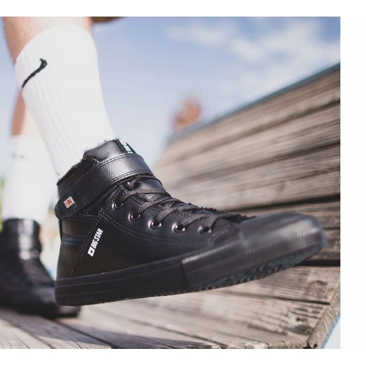 Zapatillas altas para hombre Big Star Black Y174020 negro 1