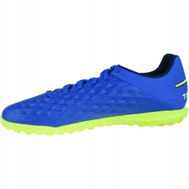Botas de fútbol Nike Tiempo Legend 8 Club Tf M AT6109-474 azul 1